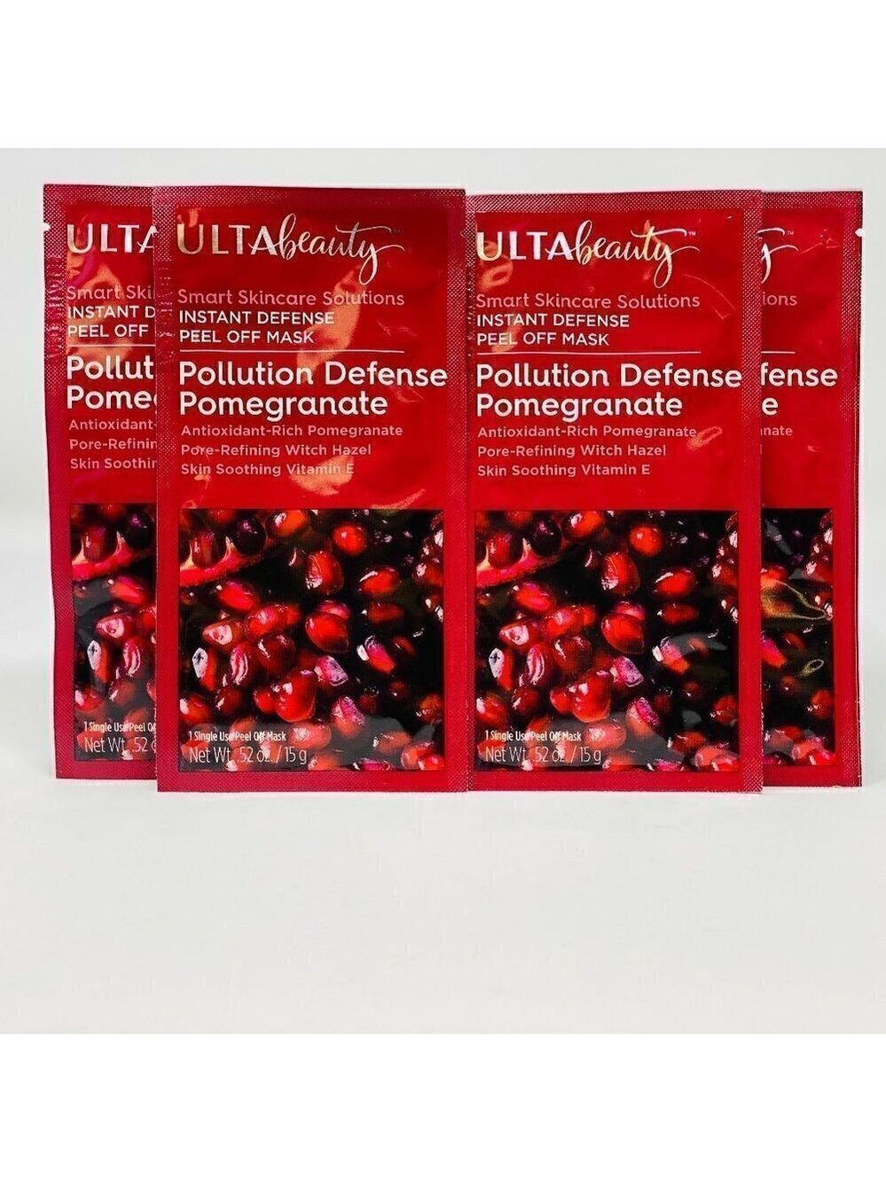 4Pk Pollution Defense Pomegranite peel off mask - Picture 3 of 3